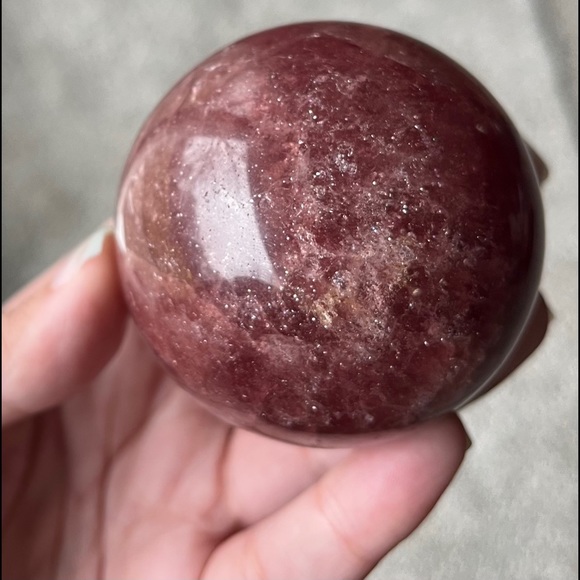 (RELISTED) Tanzberry Quartz Sphere - Picture 9 of 16